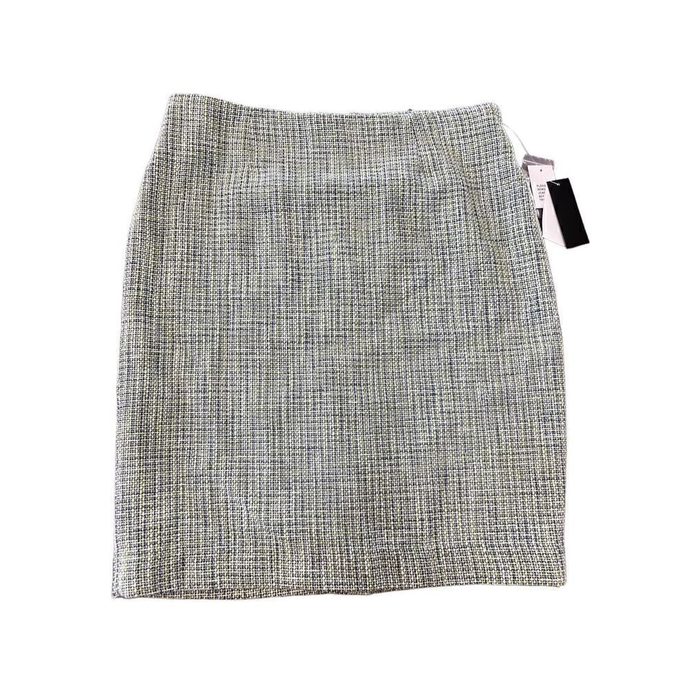 Premise Gabrielle spring green pencil skirt size 10 new with tags blue woven